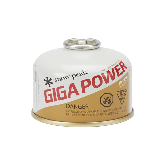 Snow Peak GigaPower Fuel 110 Gold Isobutane Fuel Canister (GP-110G-US)