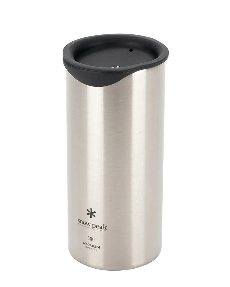 Snow Peak Shimo Can Cooler 500 (TW-505) With 300ml Silicone Lid To Make Insulated Cup