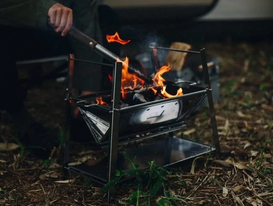 Snow Peak Takibi Solo Pack & Carry Fireplace SR (ST-021) Fire Tongs