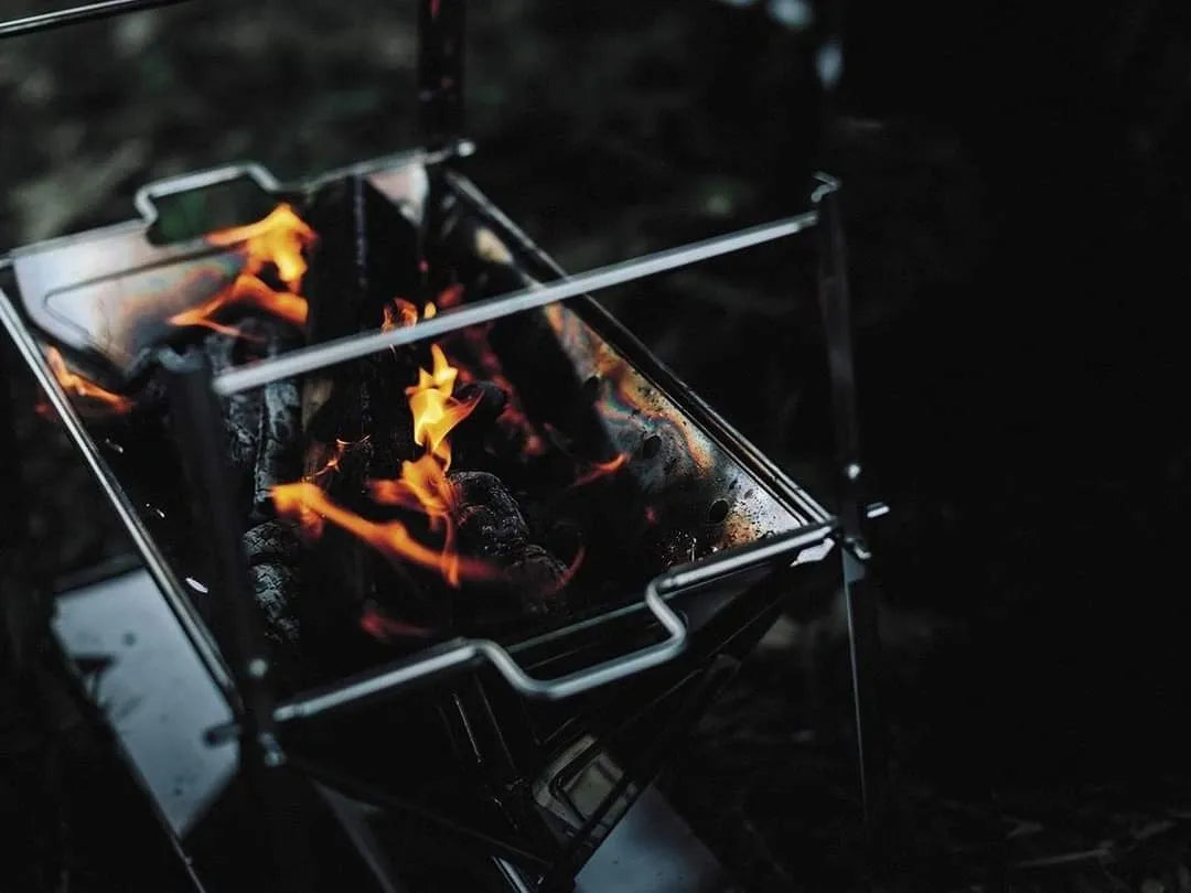 Snow Peak Takibi Solo Pack & Carry Fireplace SR (ST-021) Wood Fire Charcoal