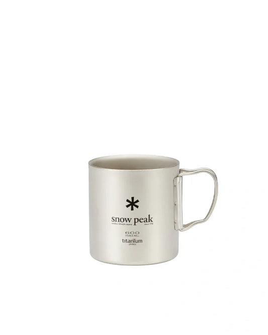 Snow Peak Titanium Double Wall 600 Mug (MG-054R)