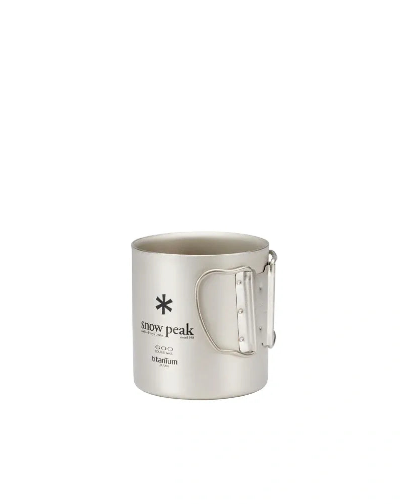 Snow Peak Titanium Double Wall 600 Mug (MG-054R)