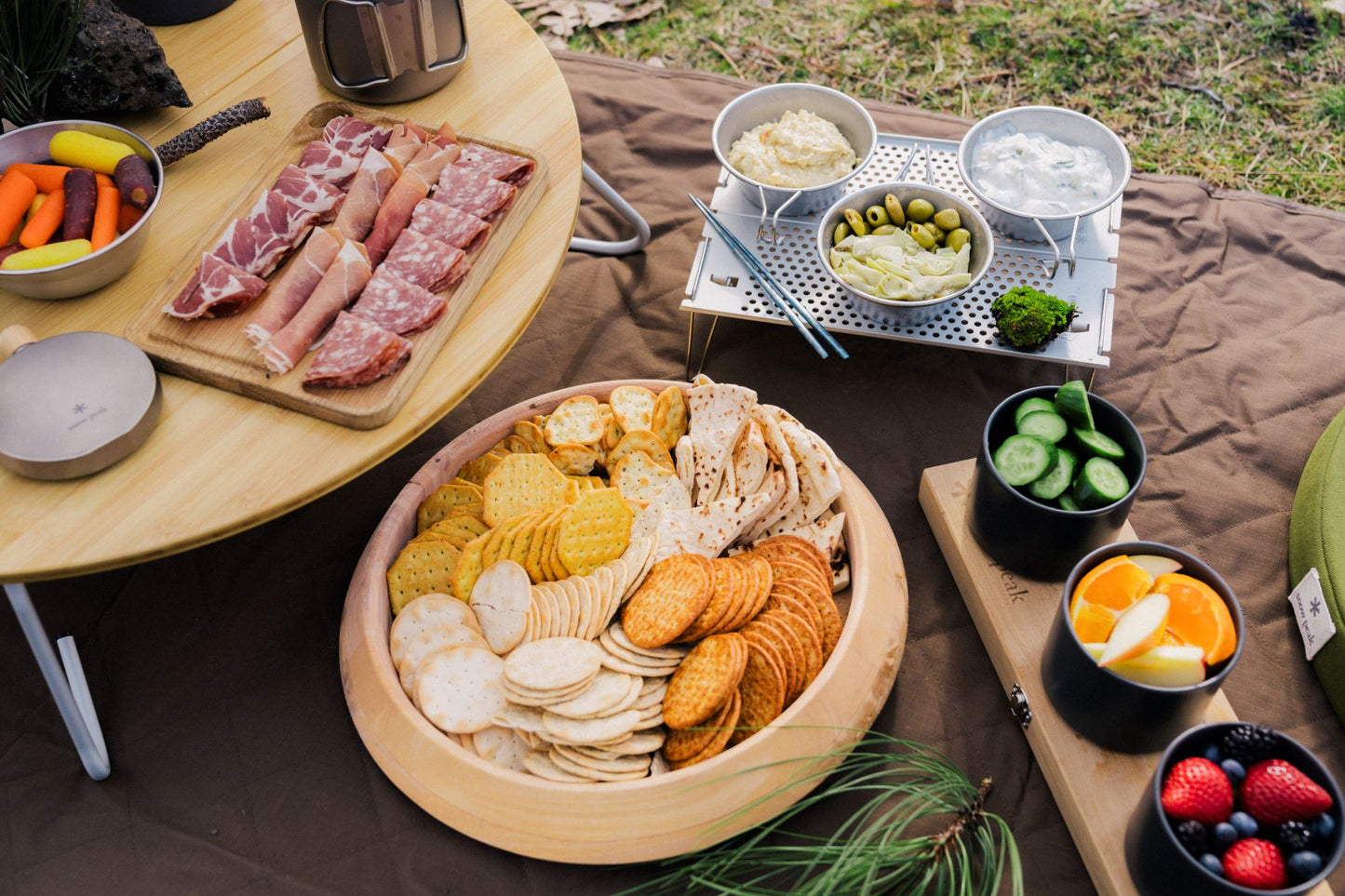 Snow Peak Cutting Board Set L (CS-208)