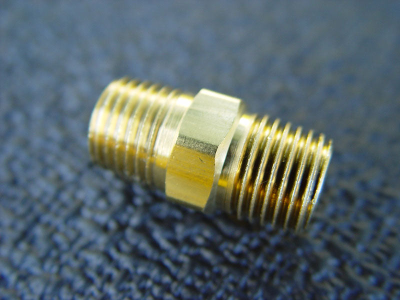Coilhose Pneumatics Solid Brass Hex Nipple Adapter (A955D)