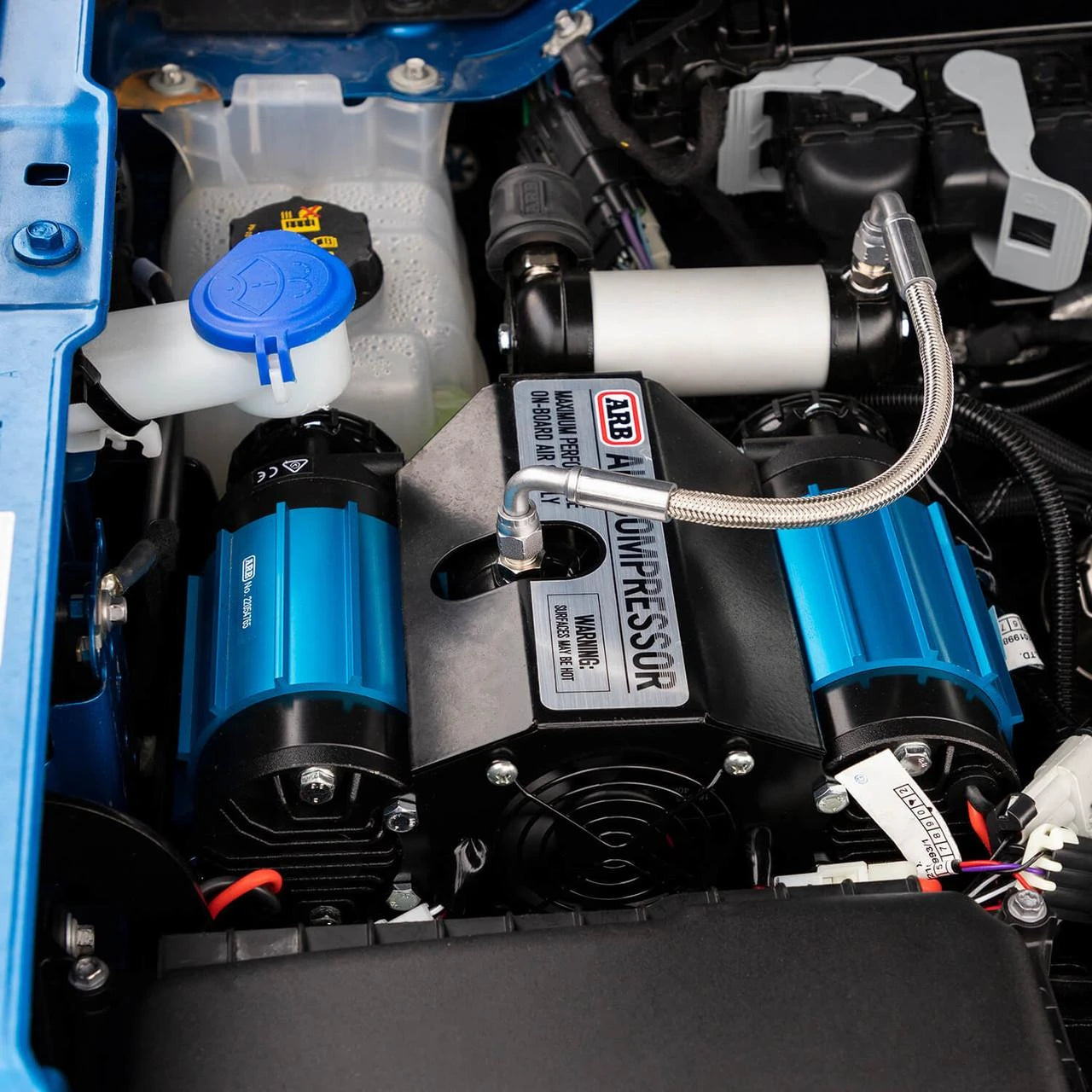 ARB Twin Air Compressor Manifold Hose Coupling Expedition Exchange ARB Twin Motor Onboard 12V Air Compressor (CKMTA12) Quick Detach Air Coupler