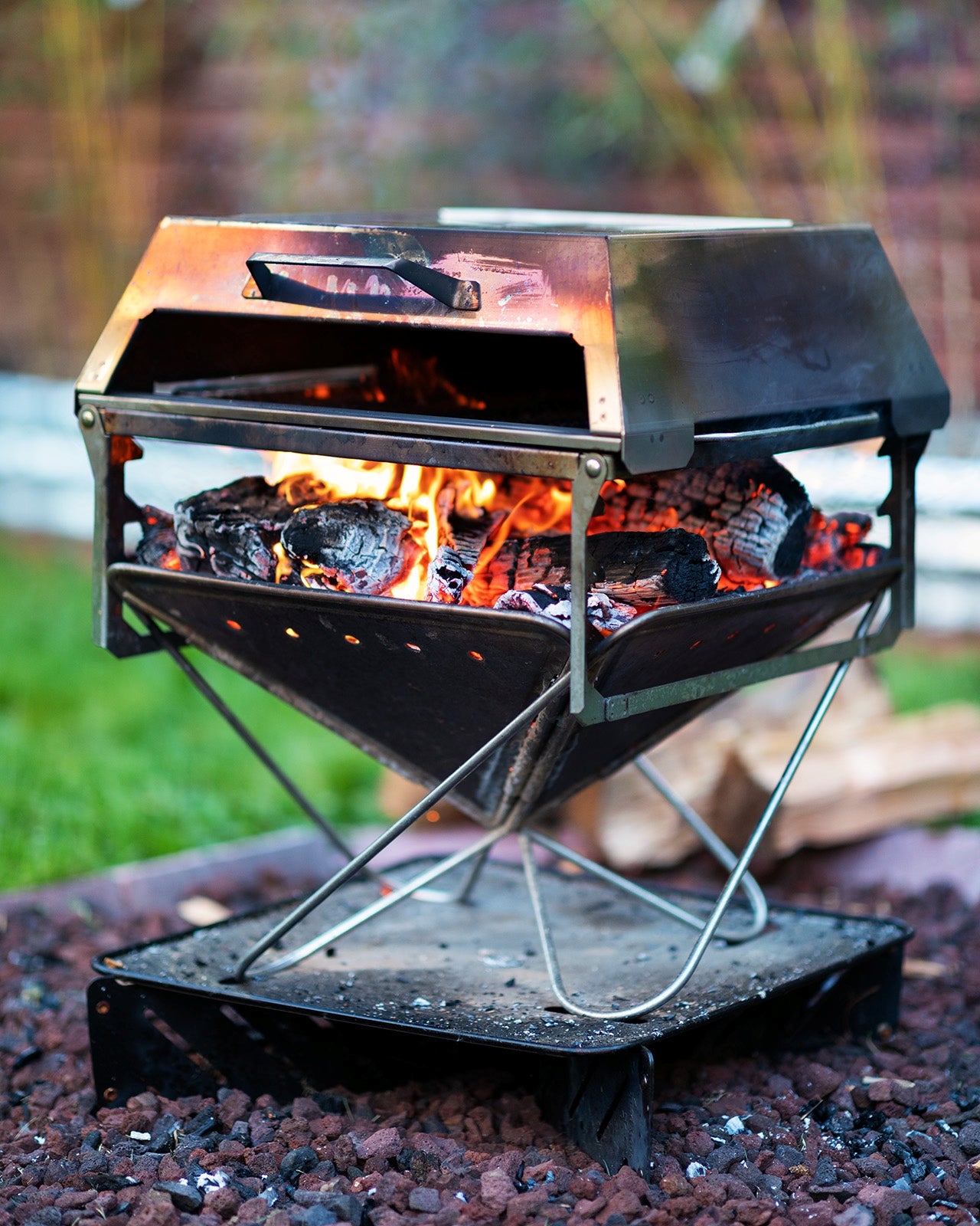 Snow Peak Takibi Fire & Grill Pack & Carry Fireplace Kit (ST-032SETS)
