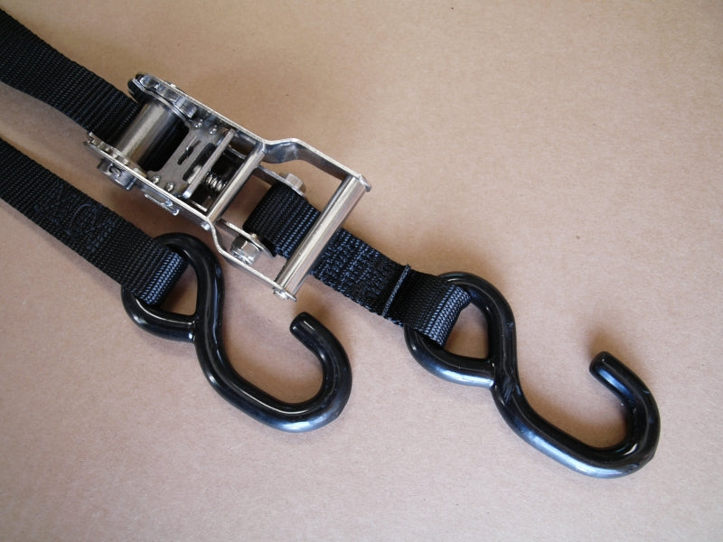 Mac's Custom Tie Downs 6' Stainless Steel Ratchet Strap (MC6)