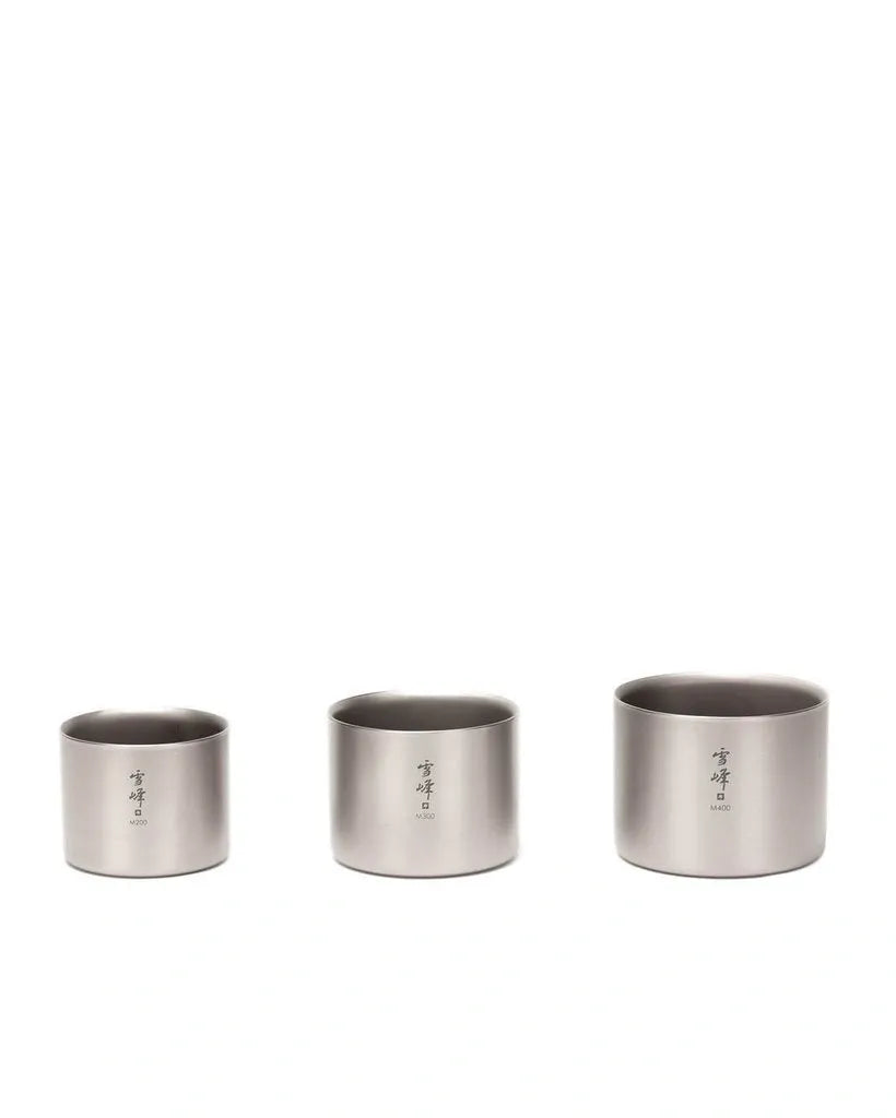 Snow Peak Titanium Stacking Mug Set Seppou M (TW-136)