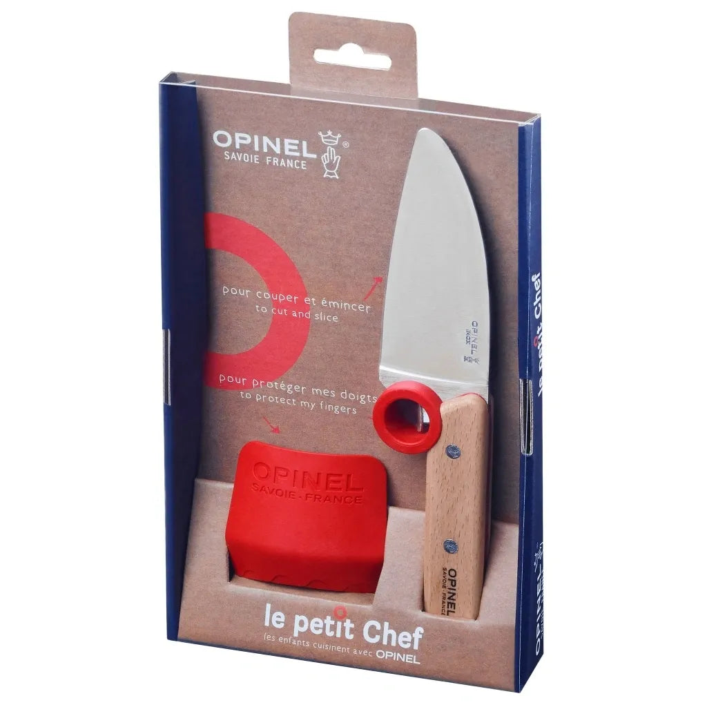 Opinel Le Petit Chef Knife & Finger Guard Set (001744)
