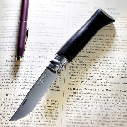 Opinel No.08 Ebony Handle Folding Knife (001352)