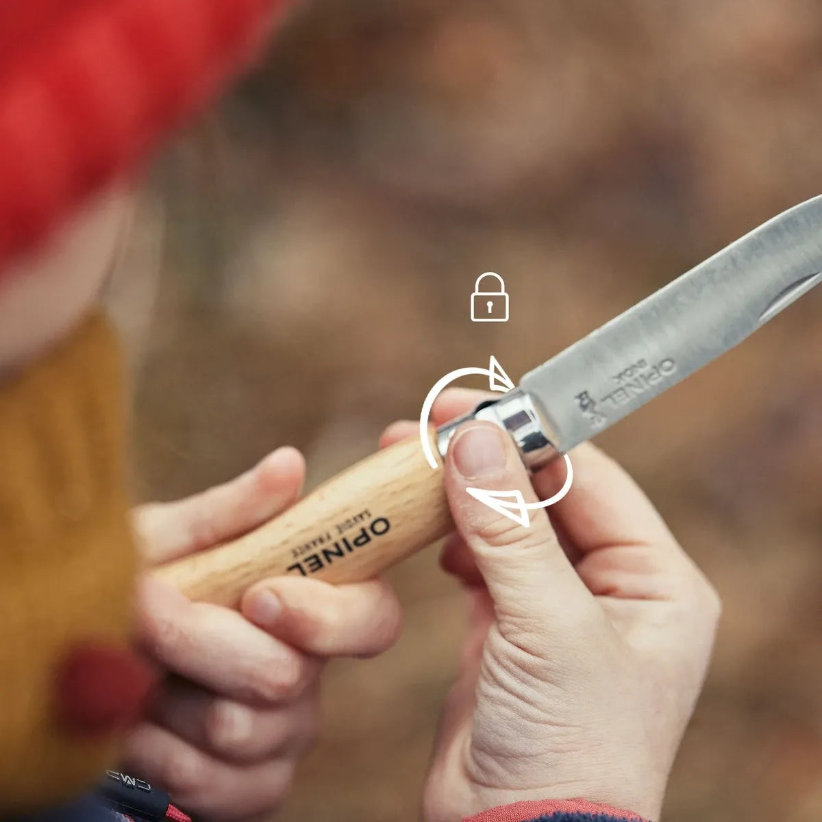 Opinel No.07 My First Opinel Natural Handle Folding Knife (001221)