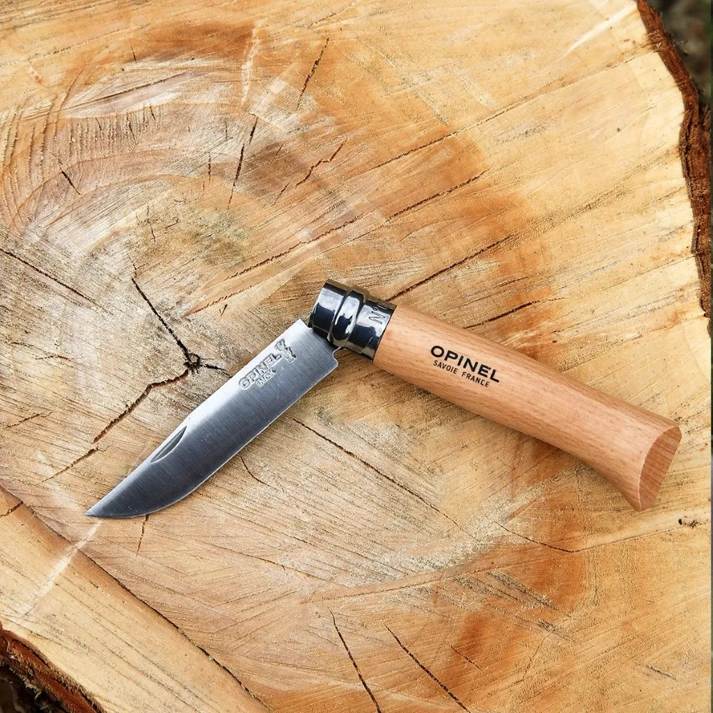 Opinel No.08 Stainless Steel Folding Knife (000405)