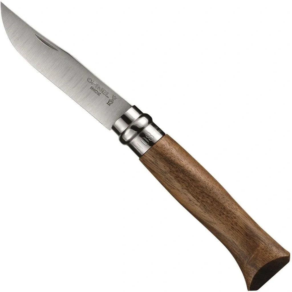 Opinel No.08 Walnut Handle Folding Knife (002022)