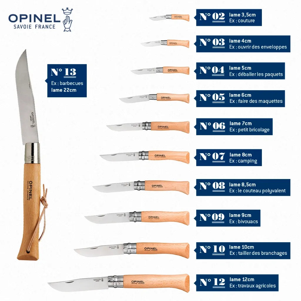 Opinel No.08 Padouk Handle Folding Knife (226086)