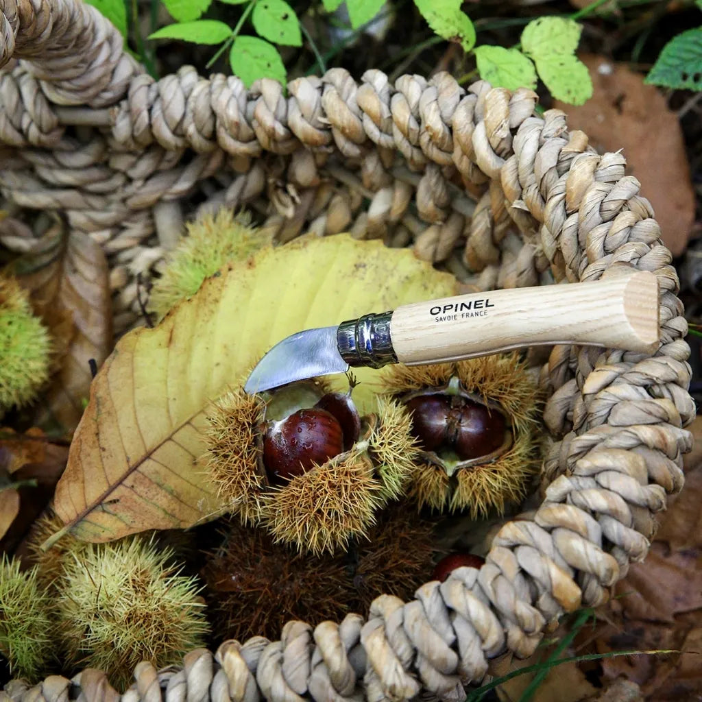 Opinel No.07 Chestnut & Garlic Folding Knife (002360)