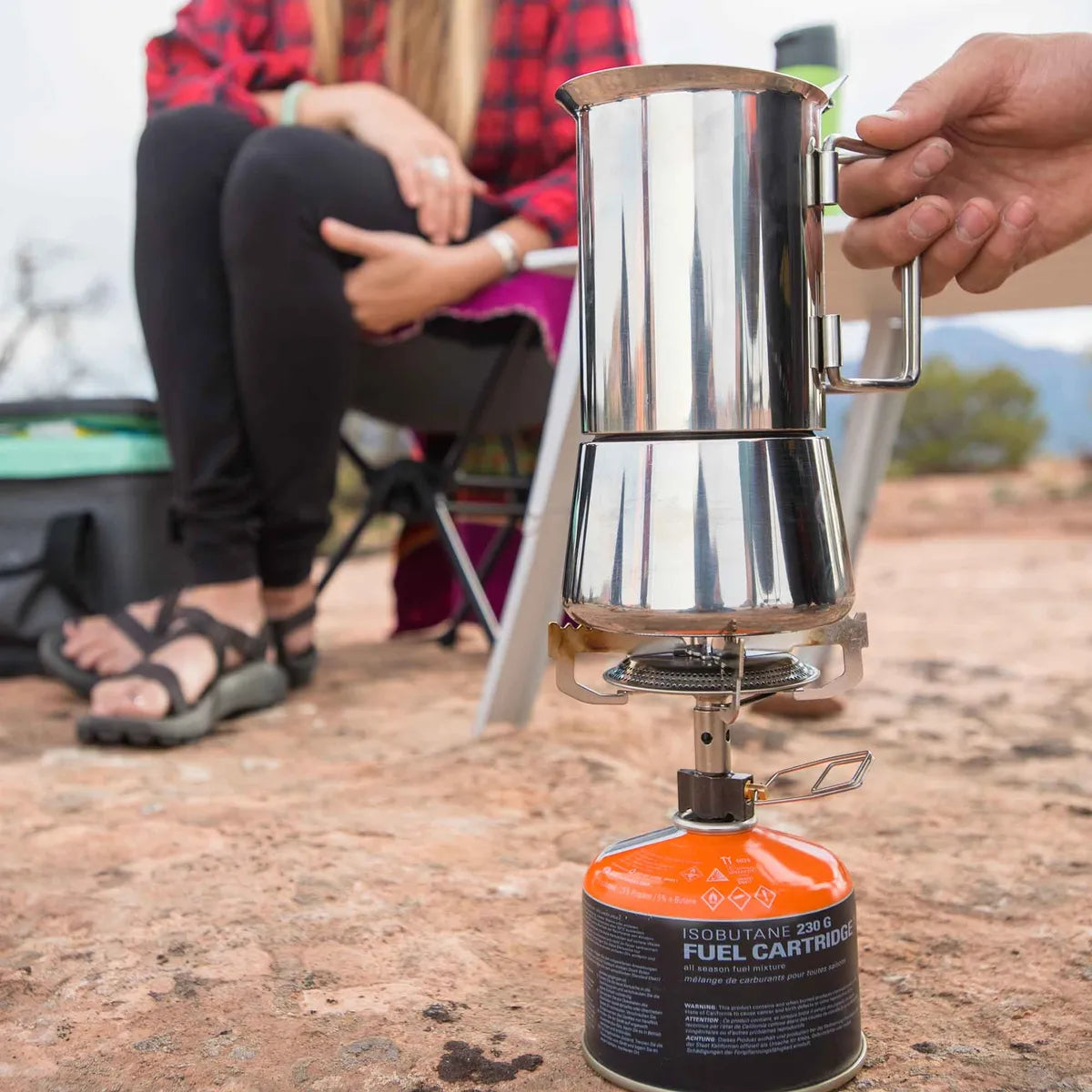 GSI Outdoors Glacier Moka Espresso Pot (65100)