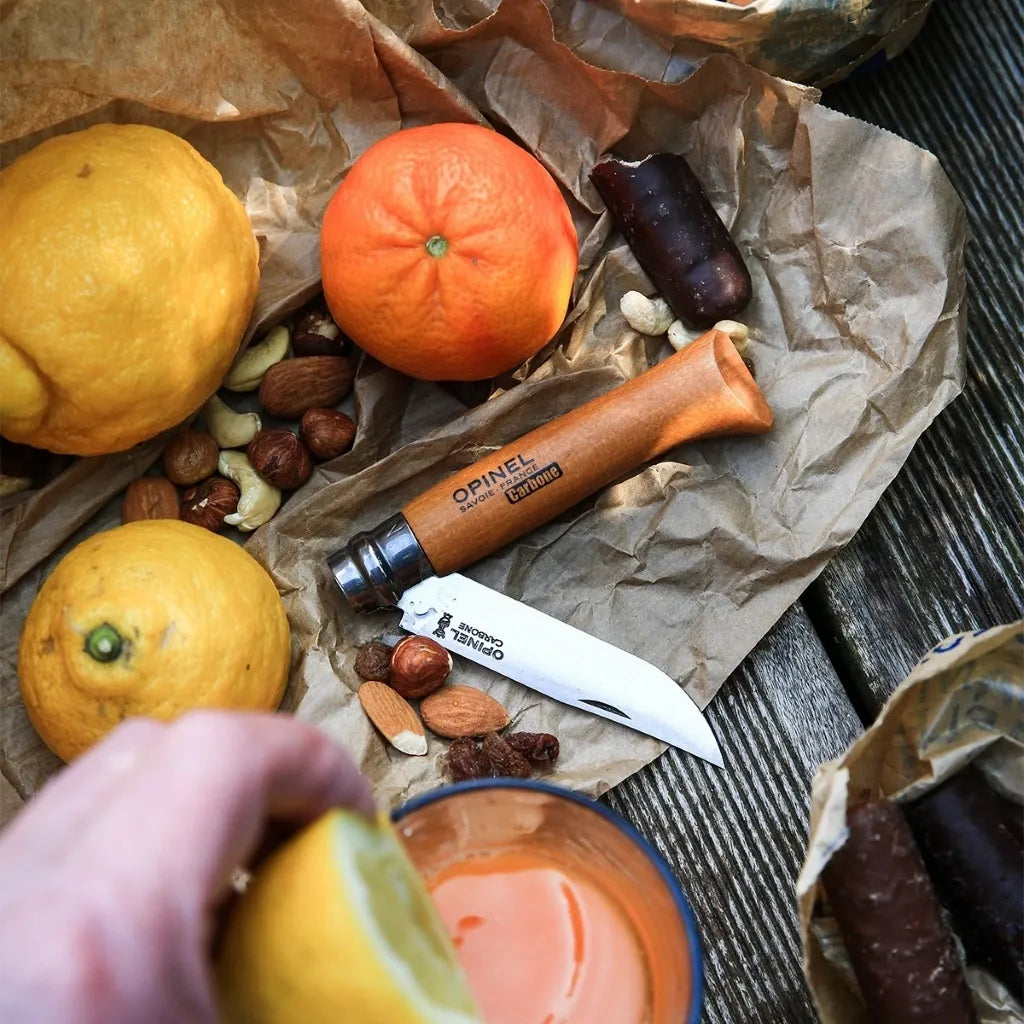 Opinel No.08 Carbone Steel Folding Knife (000402)