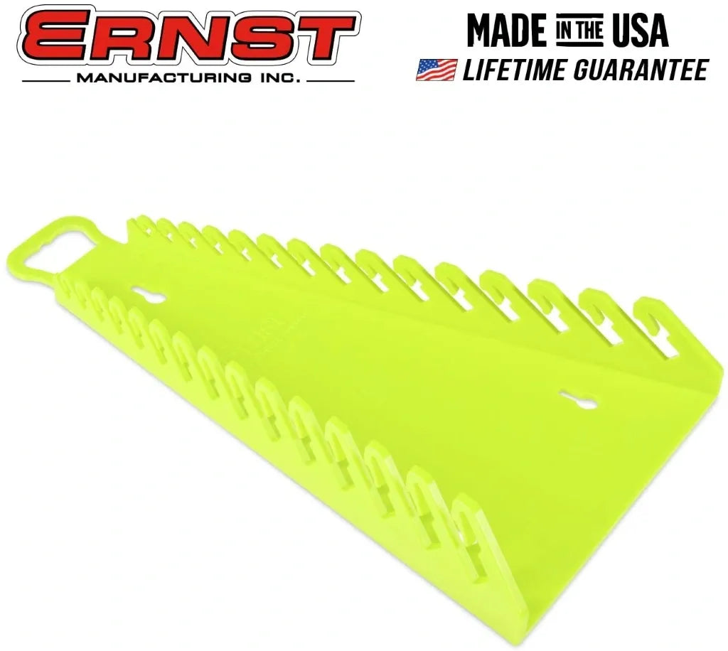 Ernst Manufacturing 15 Tool HIVIZ Reverse Gripper Wrench Organizer (5182HV)