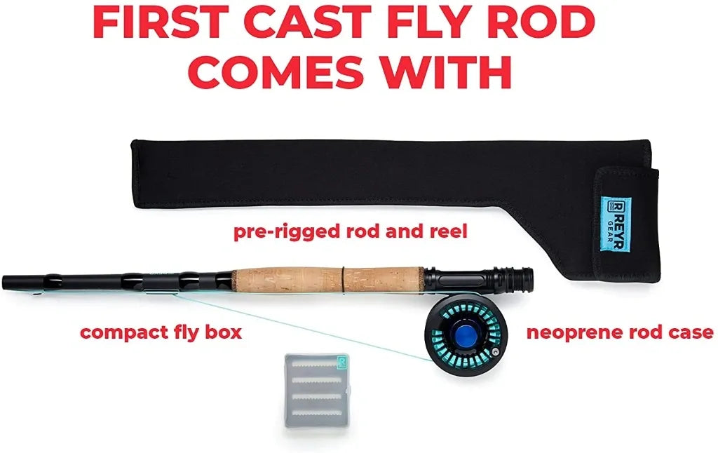 REYR Gear First Cast 4wt Travel Fly Rod + Reel (RG-06)