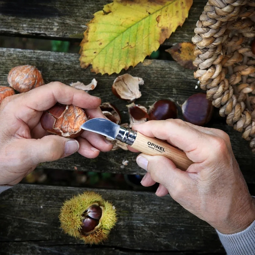 Opinel No.07 Chestnut & Garlic Folding Knife (002360)