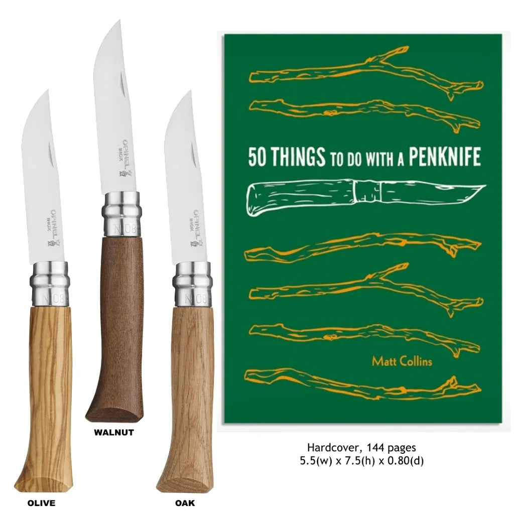 Opinel No.08 Walnut Handle Folding Knife (002022)