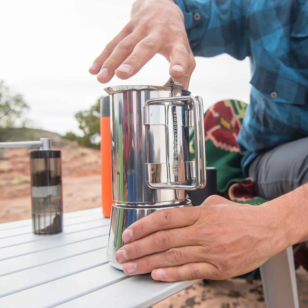 GSI Outdoors Glacier Moka Espresso Pot (65100)