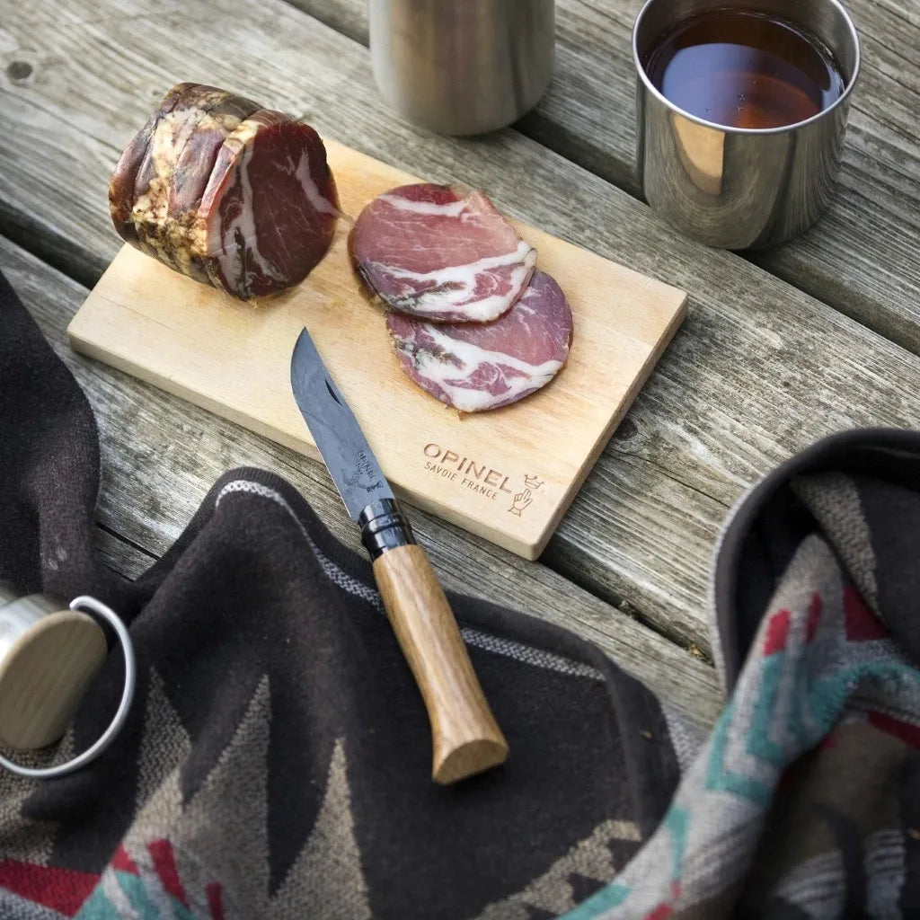 Opinel No.08 Oak Handle Folding Knife (002021)
