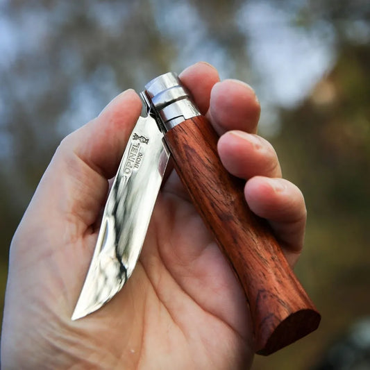Opinel No.08 Padouk Handle Folding Knife (226086)