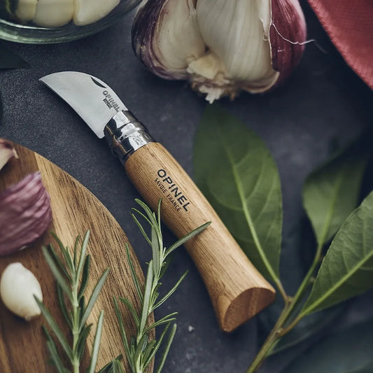 Opinel No.07 Chestnut & Garlic Folding Knife (002360)