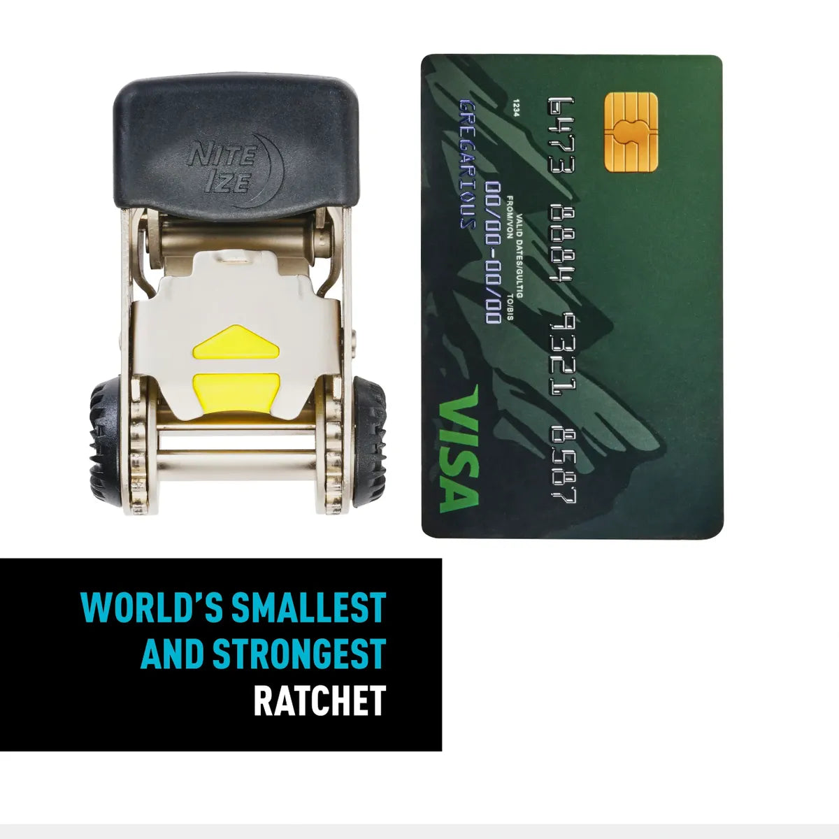 Nite Ize CamJam Ratchet Strap System Small Two Pack (CJRS12-09-2R8)