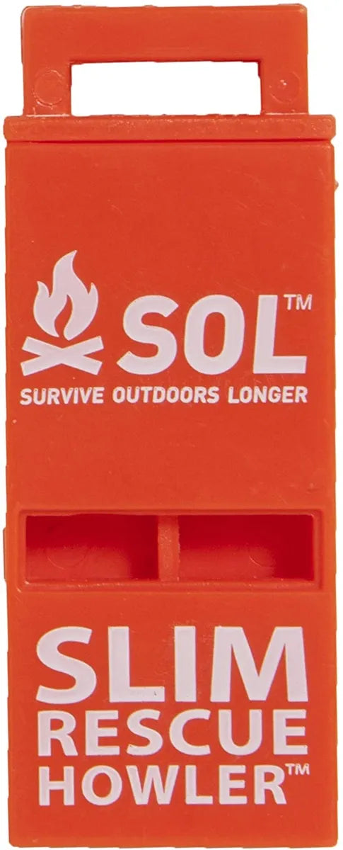 SOL Slim Rescue Howler Whistle, Two-Pack (0140-0010)