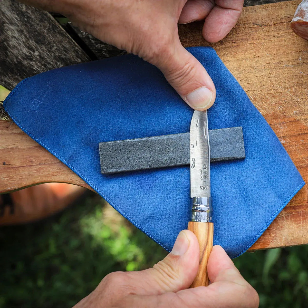 Opinel Small Natural Sharpening Whetstone From Lombardia (002567)