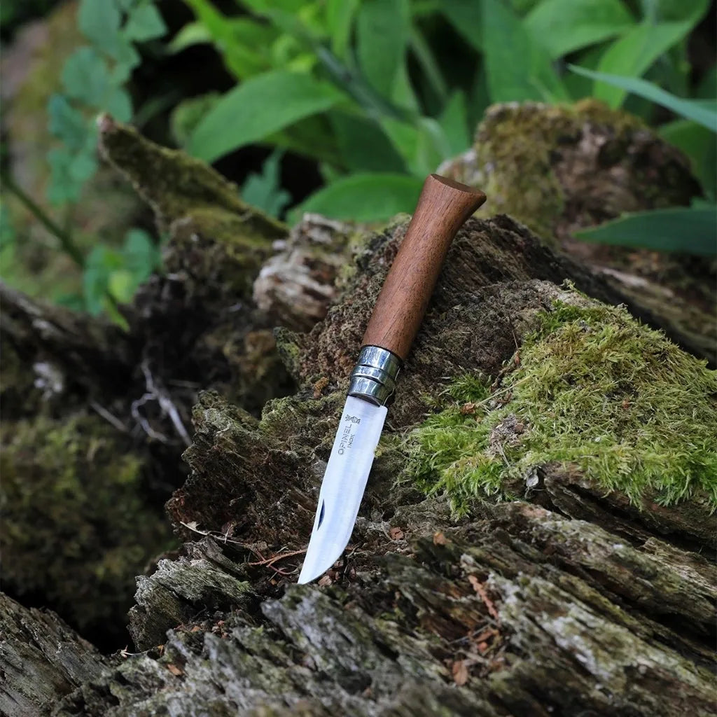 Opinel No.08 Walnut Handle Folding Knife (002022)
