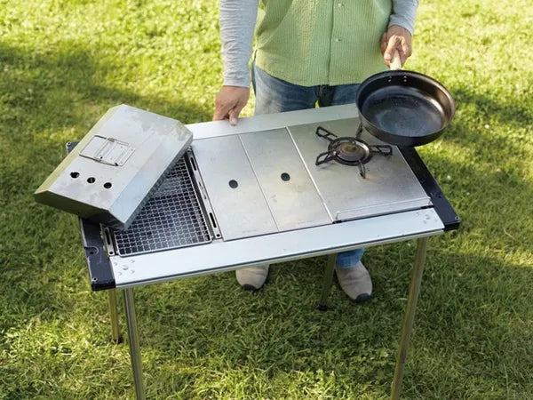Snow Peak Iron Grill Table Frame 830 Set (CK-147)
