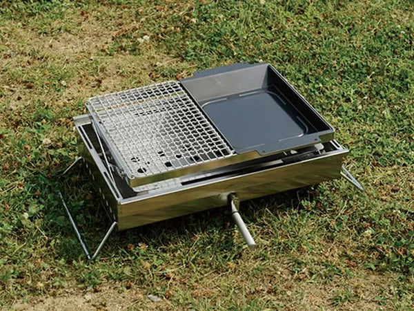Snow Peak Grill Plate Half Deep Depth (S-029HD)