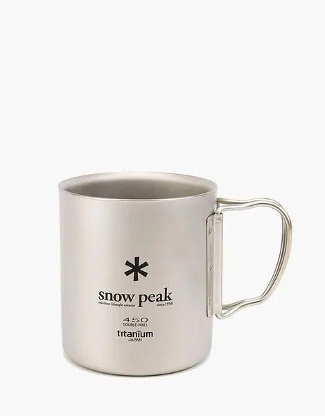 Snow Peak Titanium Double Wall Cup 450 (MG-153)