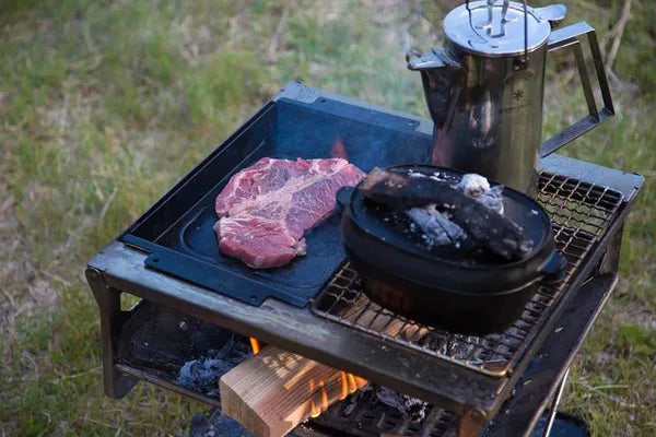 Snow Peak Grill Plate Half Deep Depth (S-029HD)