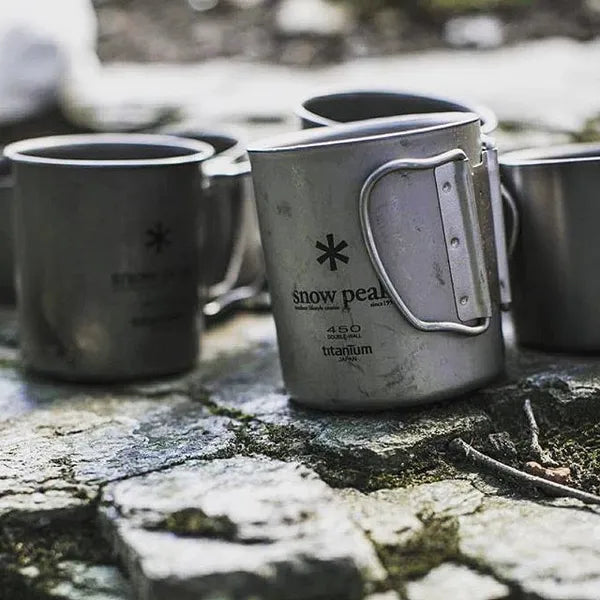 Snow Peak Titanium Double Wall Cup 450 (MG-153)